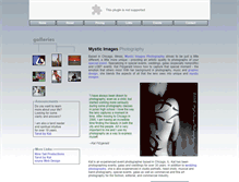 Tablet Screenshot of mysticimagesphotography.com